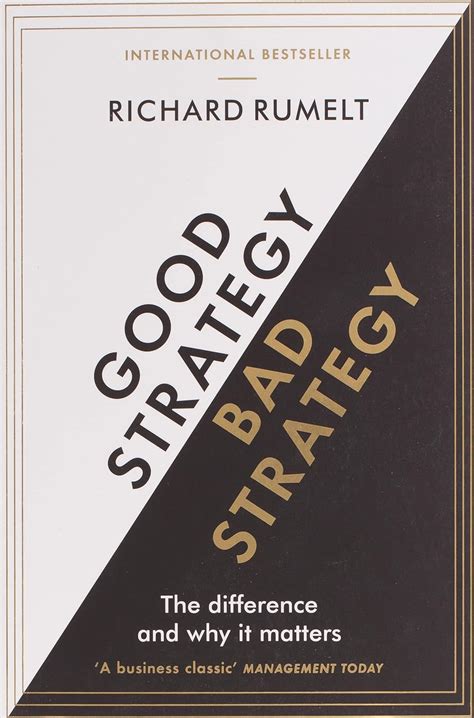 Bad Strategy Good Strategy