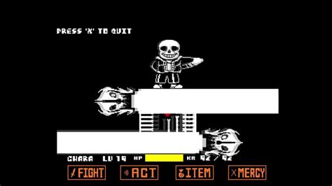 3D SANS FIGHT! Yet Another Bad Time Simulator Gameplay (Sans & Gaster  Beaten) 