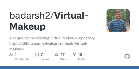 badarsh2/Virtual-Makeup - Github