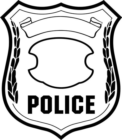 Badge Coloring Page Learning How To Read Police Badge Coloring Page - Police Badge Coloring Page