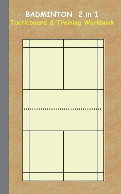 badminton 2 in 1 tacticboard and training workboo