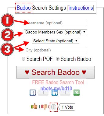 badoo username search