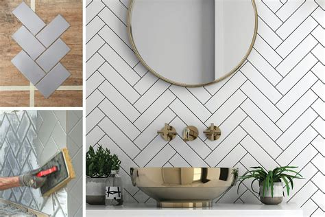 badrum fiskbensmönster