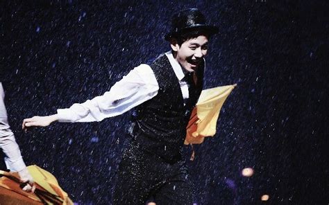 baekhyun singing in the rain mv