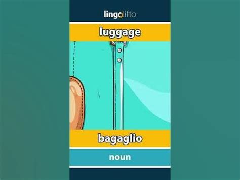bagaglio in inglese