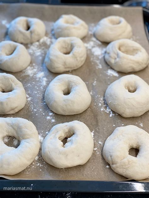 bagels  anvisning utan sirap