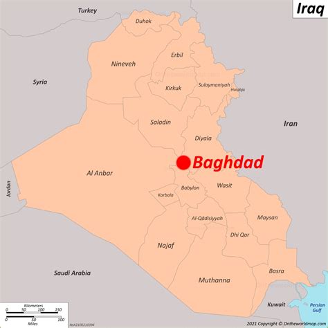 Baghdad Iraq Map