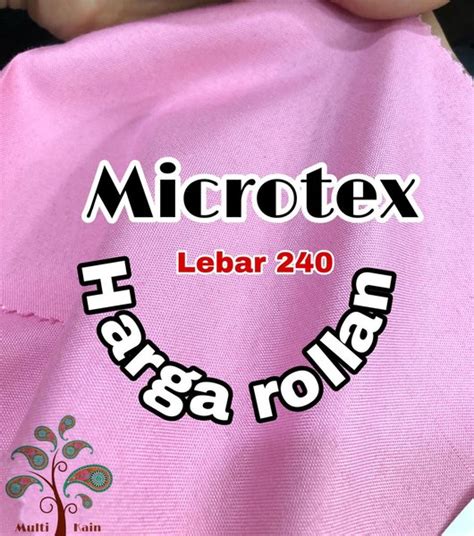 bahan microtex adalah
