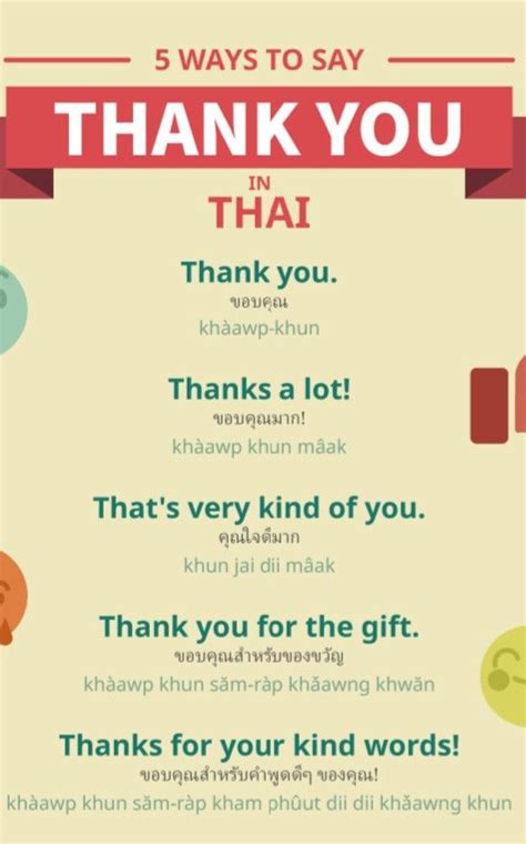 bahasa thailand terima kasih