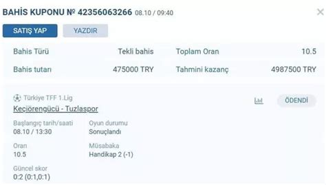 bahis sitesinde 500 bin tl tutturmak