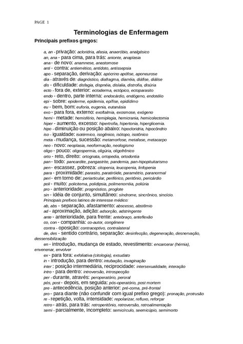 Baixar Terminologia Enfermagem