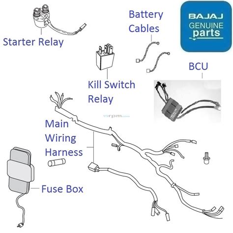 bajaj pulsar engine wiring