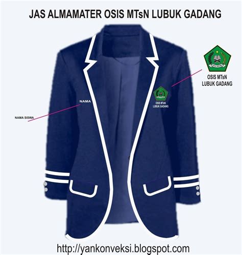 Baju Almet  Jaket Almamater Smp Lc 003 - Baju Almet