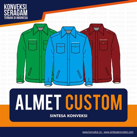 Baju Almet  Pesan Almet Angkatan Custom Untuk Universitas Sekolah Osis - Baju Almet
