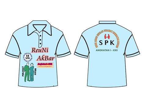 Baju Angkatan  Reuni Spk Kupang Semua Angkatan Desain Baju Reuni - Baju Angkatan