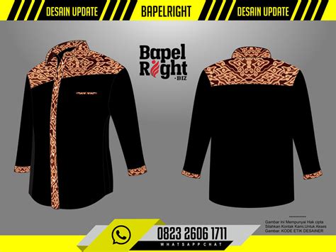 Baju Batik Kombinasi Desain Baju Pdh Organisasi - Desain Baju Pdh Organisasi