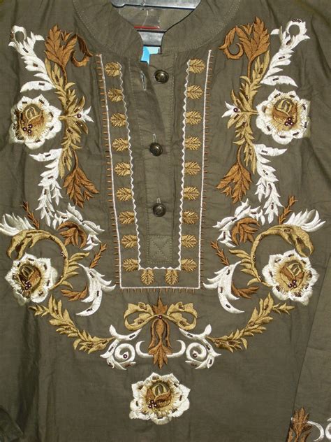 Baju Bordir  Harvest Riches Embroidery Contoh Bordir Baju Muslim - Baju Bordir