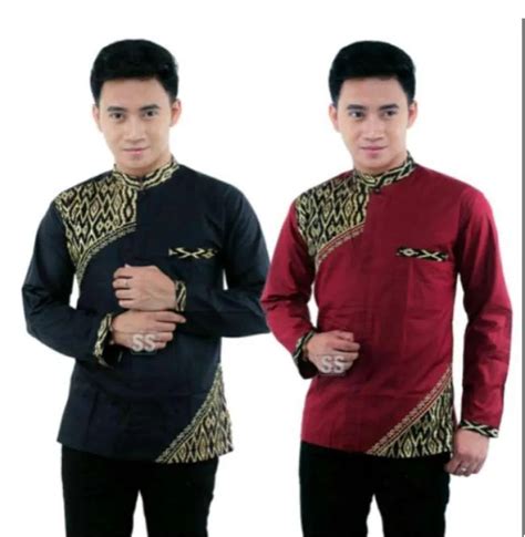 Baju Bordir  Model Bordir Baju Melayu Pria Terbaru Jual Baju - Baju Bordir