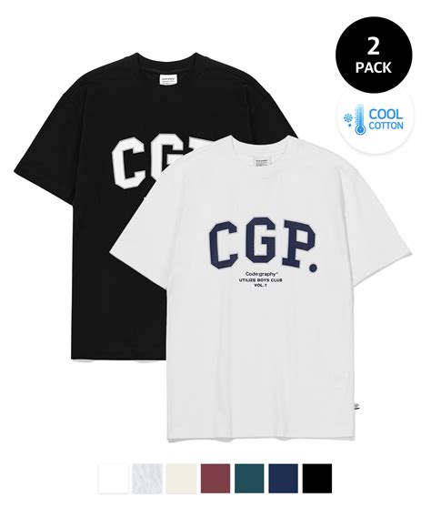 Baju Cgp  Cgp 아치 로고 티셔츠 2컬러 - Baju Cgp