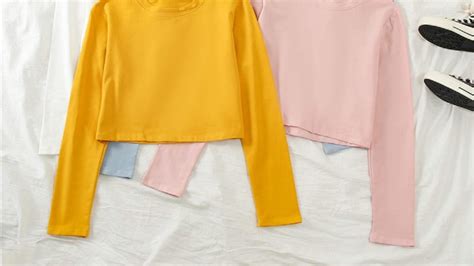 Baju Crop Lengan Panjang Desain Kekinian Untuk Wanita Baju Lengan Panjang - Baju Lengan Panjang