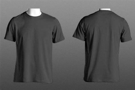 Baju Depan Belakang  Gray T Shirt Mockup Front And Back View - Baju Depan Belakang