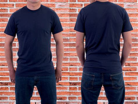 Baju Depan Belakang  Tshirt Mockup Free Design Kaos T Shirt Design - Baju Depan Belakang