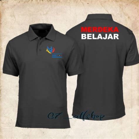 Baju Guru Penggerak  Jual Kaos Polo Tshirt Baju Kerah Distro Merdeka - Baju Guru Penggerak