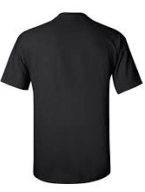 Baju Hitam Depan Belakang  Pcs Kaos Polos Pakaian Pria Oblong T Shirt - Baju Hitam Depan Belakang