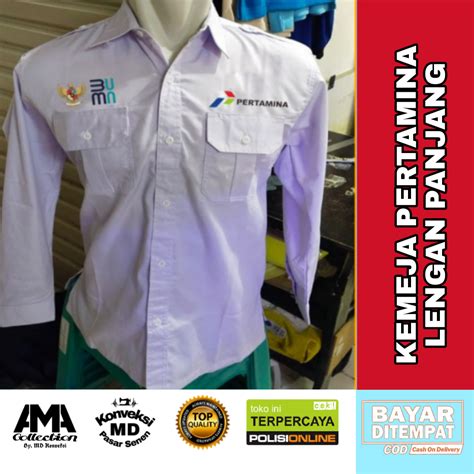 Baju Jurusan Pertamina Teknik  Kemeja Seragam Club Motor Baju Seragam Pertamina - Baju Jurusan Pertamina Teknik