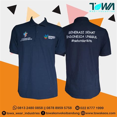 Baju Kaos Berkerah  Jasa Produksi Kaos Berkerah Polo Shirt Dari Towamatano - Baju Kaos Berkerah