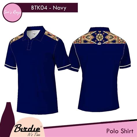 Baju Kaos Berkerah  Preloved Polo Shirt Men Plain With List - Baju Kaos Berkerah