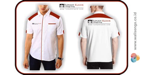 Baju Kontraktor  101 Contoh Desain Seragam Baju Batik Polo Untuk - Baju Kontraktor