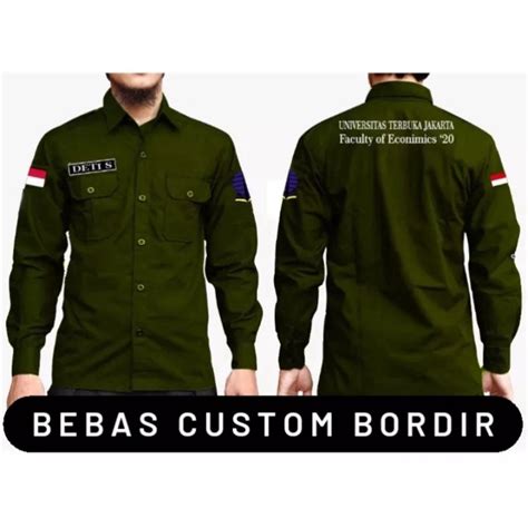 Baju Lapangan Keren  Custom Order Kemeja Organisasi Keren Dan Berkualitas Di - Baju Lapangan Keren