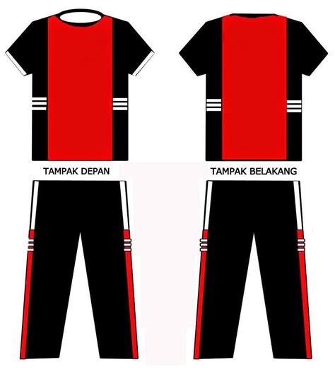 Baju Olahraga  Desain Kaos Olahraga Sd Lengan Panjang Smp Berkerah - Baju Olahraga