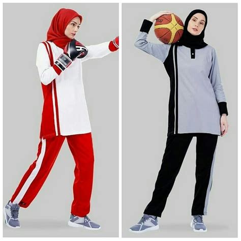 Baju Olahraga Muslimah  Hitjab Muslimah Sports Wear Activewear - Baju Olahraga Muslimah