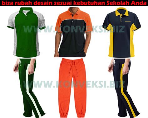 Baju Olahraga Smp 2  Baju Seragam Olahraga Smp Kaos Celana Pendek Panjang - Baju Olahraga Smp 2
