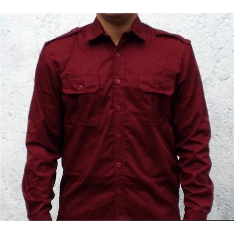 Baju Pdh Merah Maroon  Terbaru 36 Desain Baju Pdh Organisasi Pabrik Konveksi - Baju Pdh Merah Maroon