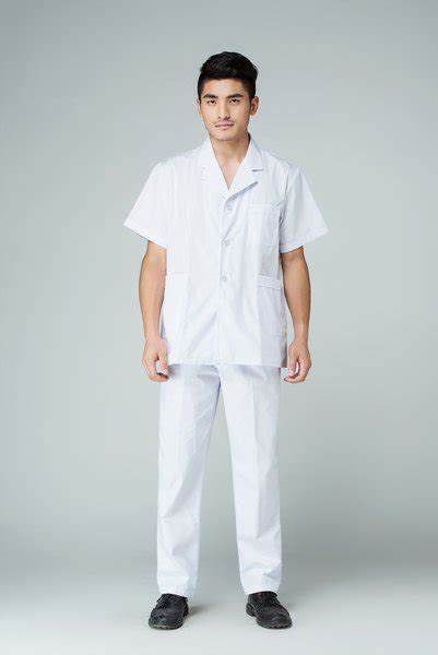 Baju Perawat  Baju Perawat Putih Pria - Baju Perawat