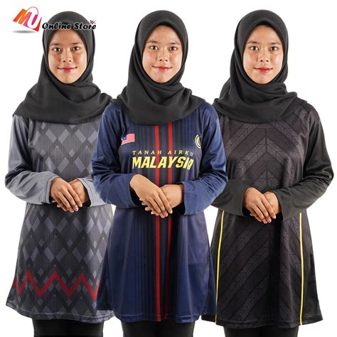 Baju Persatuan Geng  Jersey Muslimah Merdeka Malaysia - Baju Persatuan Geng