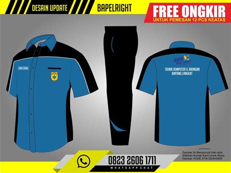 Baju Persatuan Jurusan K3  Belanja Kemeja Jurusan Manajemen Perkantoran Smk Lengan Pendek - Baju Persatuan Jurusan K3