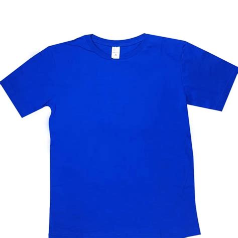 baju polos warna biru
