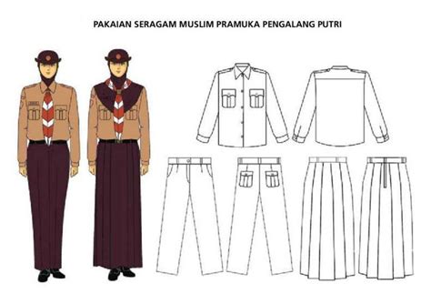 Baju Pramuka Penggalang Putri Muslim Xxl Kaos Pramuka - Kaos Pramuka