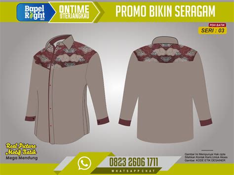 Baju Sablon Jurusan Tsm  Inspirasi Batik Seragam Muhammadiyah - Baju Sablon Jurusan Tsm