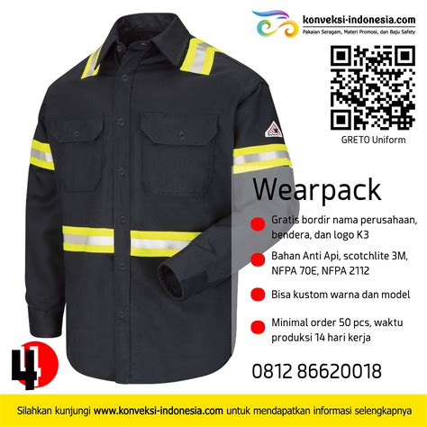 Baju Safety K3  7 Katalog Desain Wearpack Baju Safety Seragam K3 - Baju Safety K3