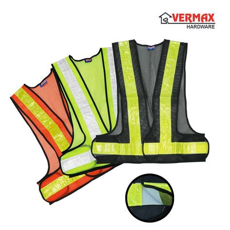Baju Safety  Safety Vest With V Shape High Reflective Stripe - Baju Safety