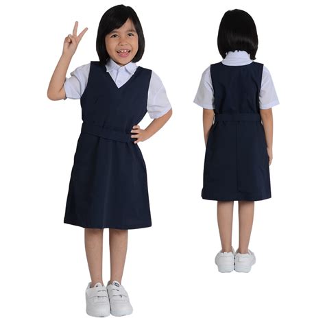 Baju Sekolah Rendah Perempuan Tarsiussrum2 Baju Seragam Sekolah Grosir - Baju Seragam Sekolah Grosir