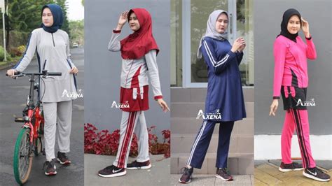 Baju Senam Muslimah Modis  Atasan Baju Muslim Wanita Premium Model Terbaru - Baju Senam Muslimah Modis