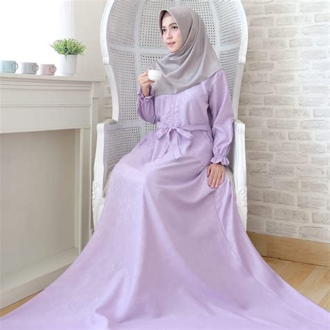 Baju Warna Taro  Jilbab Yang Cocok Untuk Baju Warna Ungu Lavender - Baju Warna Taro