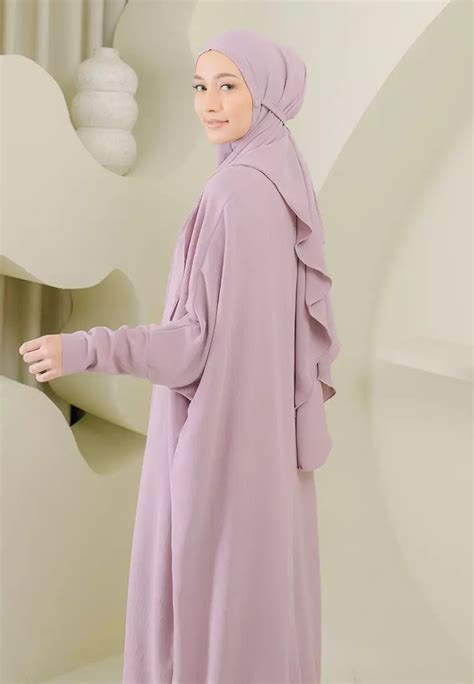 Baju Warna Taro  Jual Lozy Hijab Hafsha Abaya Set Taro Original - Baju Warna Taro