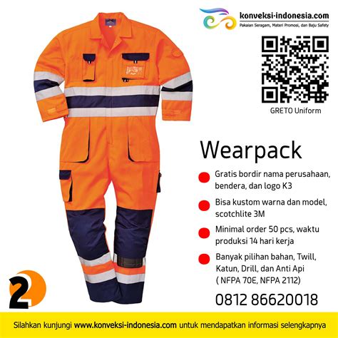 Baju Wearpack  Konveksi Wearpack Jakarta Pesan Wearpack Order Wearpack Baju - Baju Wearpack